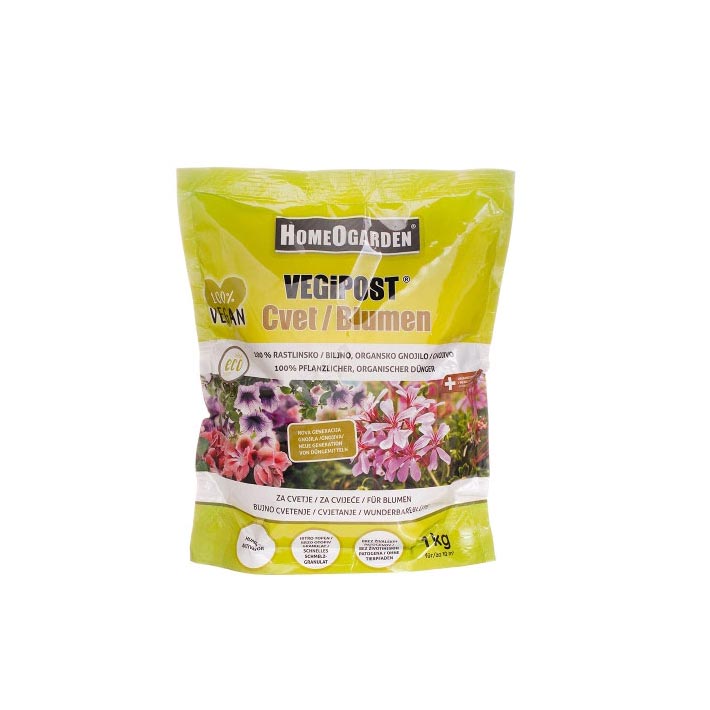 Homeogarden Vegansko gnojivo VEGiPOST Cvijet 1 kg