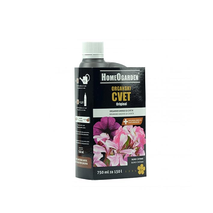 Homeogarden Organsko tekuće gnojivo Organski cvijet 750 ml