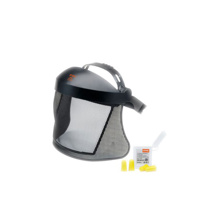 Kratki štitnik za lice/sluh s plastičnim vizirom